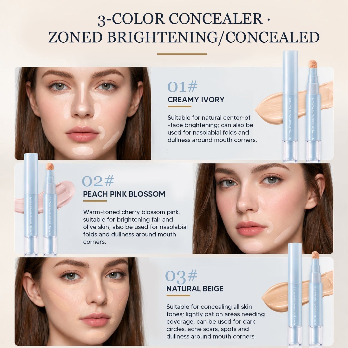 💝 TODAY ONLY — 50% OFF 💝Concealer Pen – Brightening, Correcting & Long-Lasting