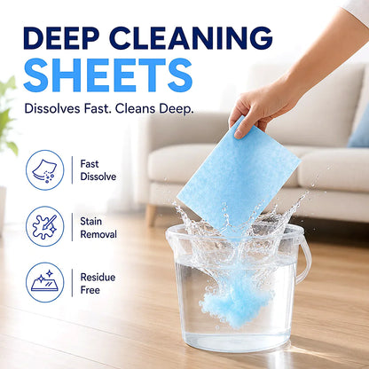 ✨ Multi-Floor Cleaning Sheets (Clean / Polish / Brighten / Scent)