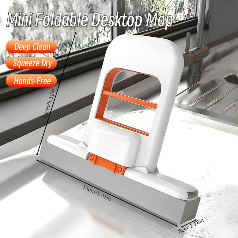 🧼What Can’t This Mini Mop Clean? – Foldable Wet & Dry Mop